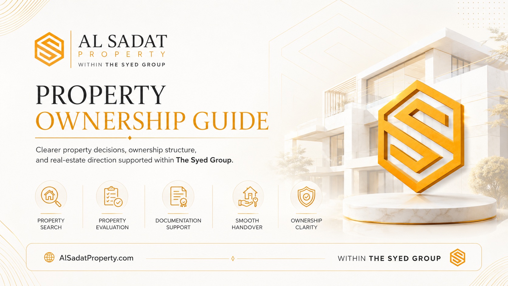The Syed Group Decision Architecture in Property: How Alsadat Property Turns Due Diligence Into an Ownership Decision — The Syed Group corporate featured image for Alsadat Property